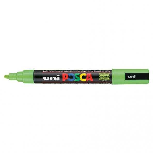 UNI POSCA SU BAZLI MARKOR METALIK YESIL (PC-1MR) - 3