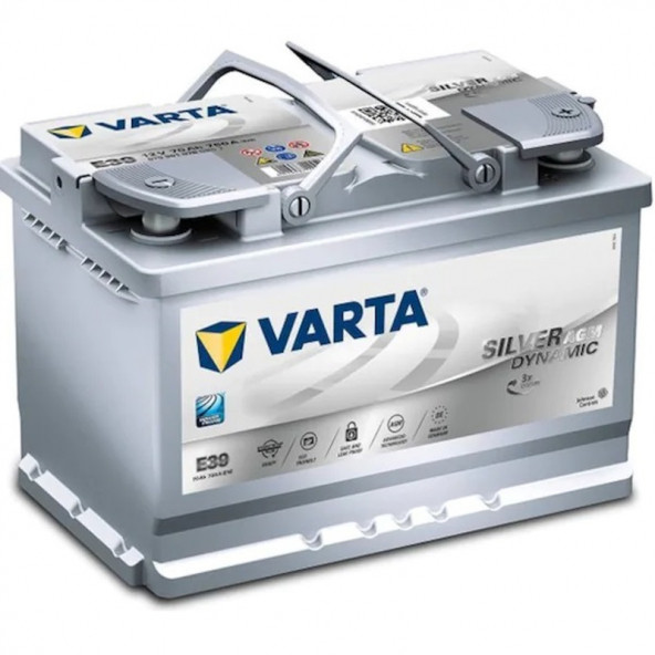 Varta Silver Dynamic E39 Start-Stop Plus AGM 12 V 70 Ah 760 A(EN) Akü