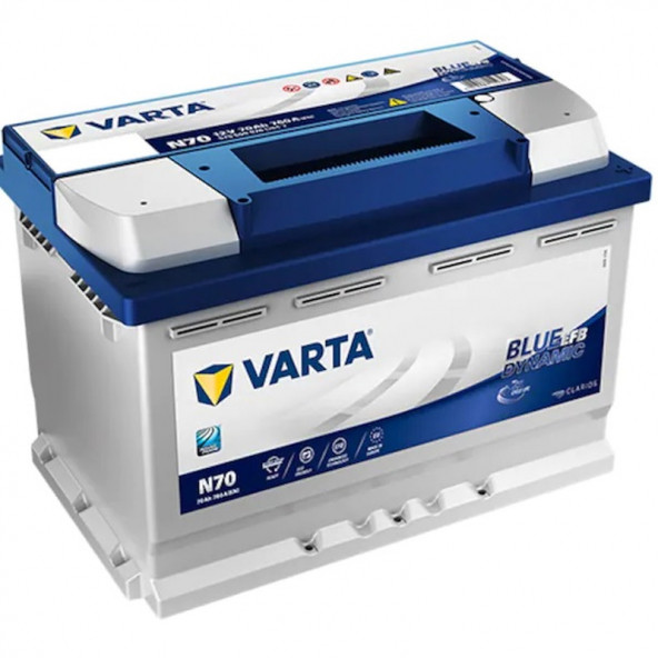 Varta Blue Dynamic N70 Start-Stop EFB 12 V 70 Ah 760 CCA Akü