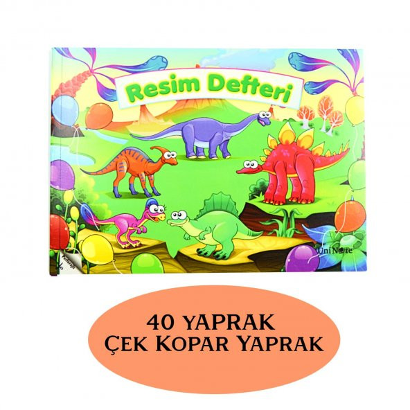 Çınar Uninote Resim Defteri Dikişli Küçük Boy A5 40 Yaprak 1 Adet - 2