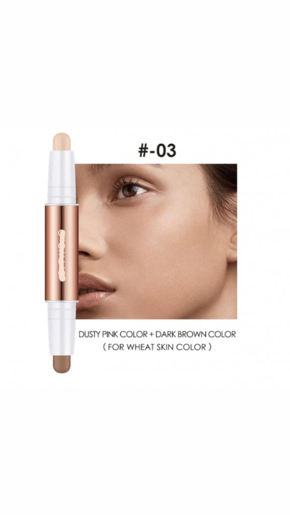 Hzl Contour Stick Kontür Kalemi 2li Çift Taraflı