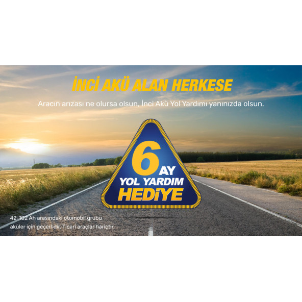 İNCİ 12V 55 AH DAR TİP AKÜ 430 A(EN) - HONDA CIVIC - 3