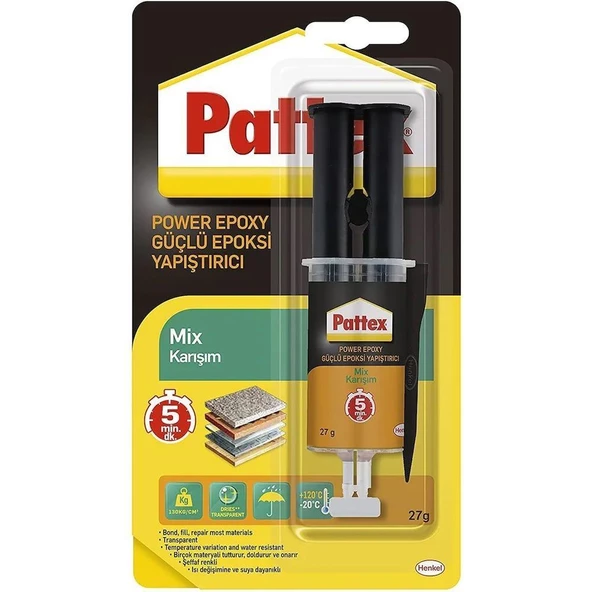 Pattex Epoxy Güçlü Epoksi Yapıştırıcı 27 G