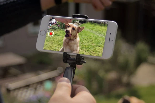 Aksiyon Kamerası Video Kamera El Sabitleyici Stabilizer Gimbal - 6