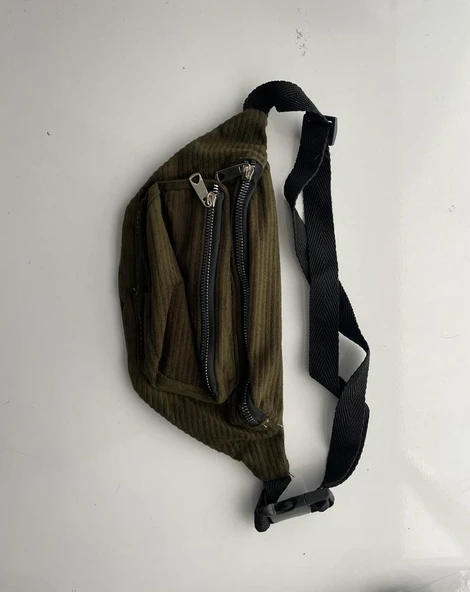 Ms Yeşil Bel Çantası...