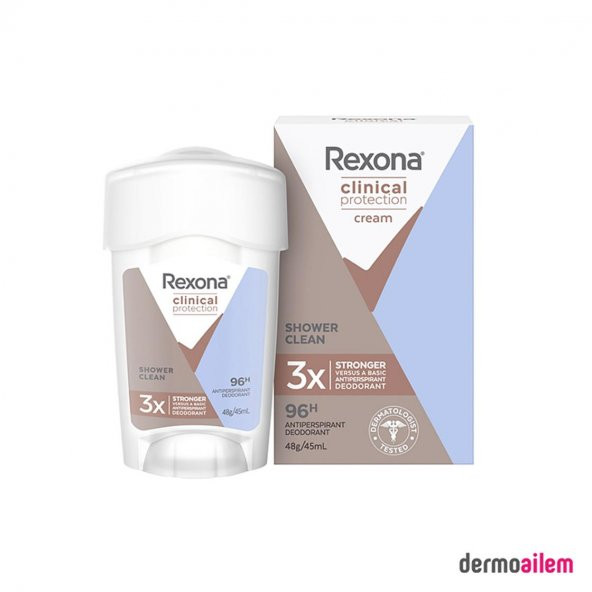 Rexona Clinical Protection Kadın Stick Deodorant Shower Clean 45 ml