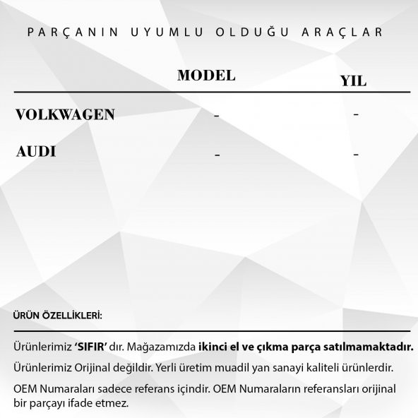 Volkswagen, Audi için Arka Cam Perdesi Motor Dişlisi - 2