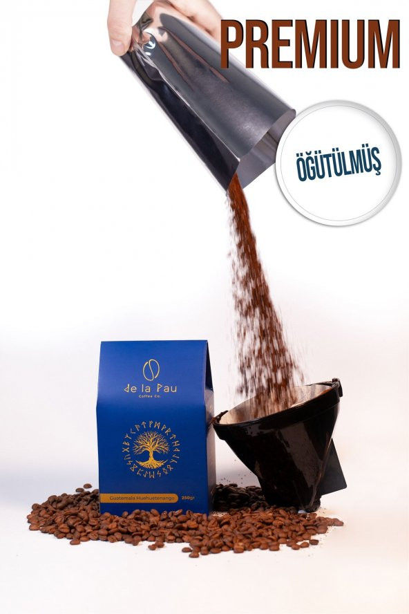 Guatemala Huehuetenango Premium Taze Öğütülmüş Filtre Kahve 250 gr