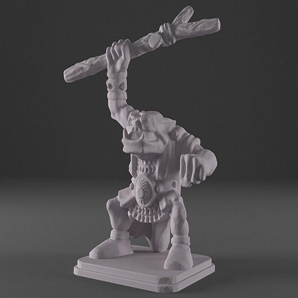 Heroquest - Orc Grak Abd Sürümü Plastik Aparat