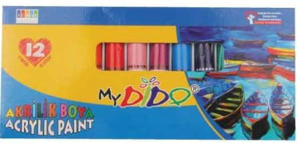 Südor My Dido Akrilik Boya 12 Li Tüp My-14