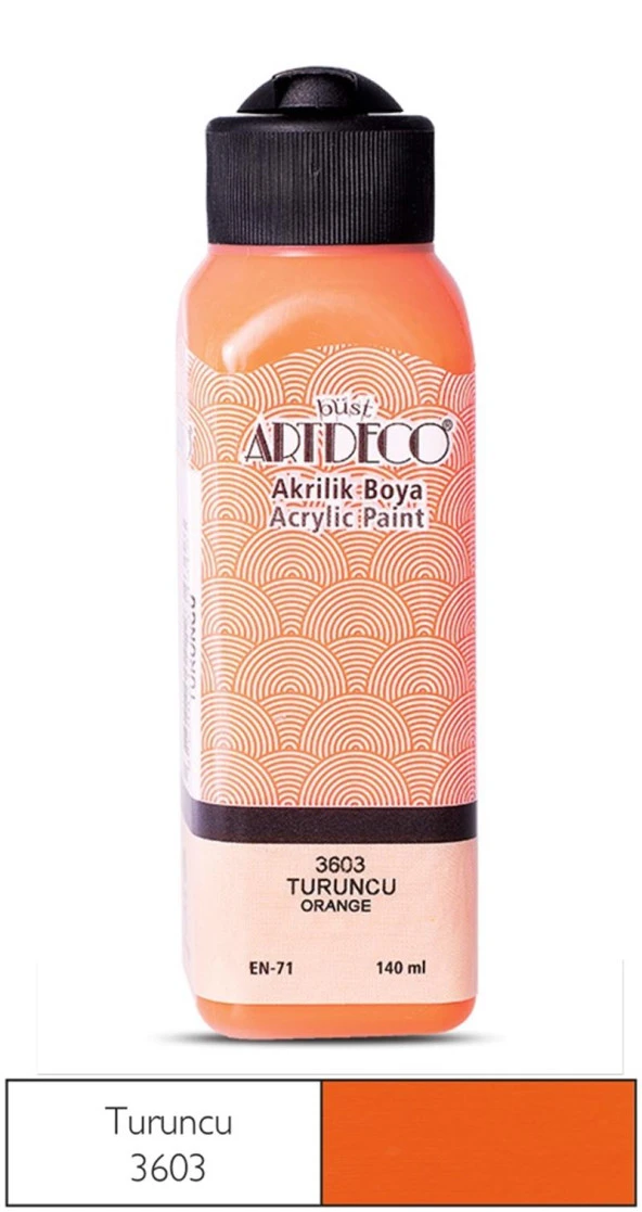 Artdeco Akrilik Boya 140Ml - Turuncu