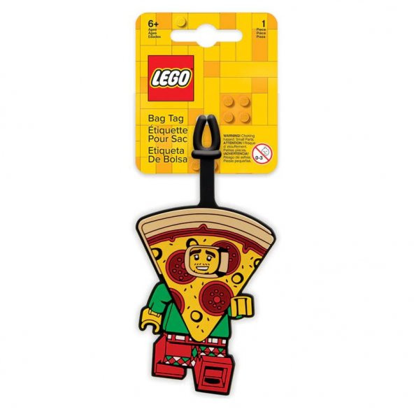 LEGO Gear 52935 Pizza Guy Bag Tag