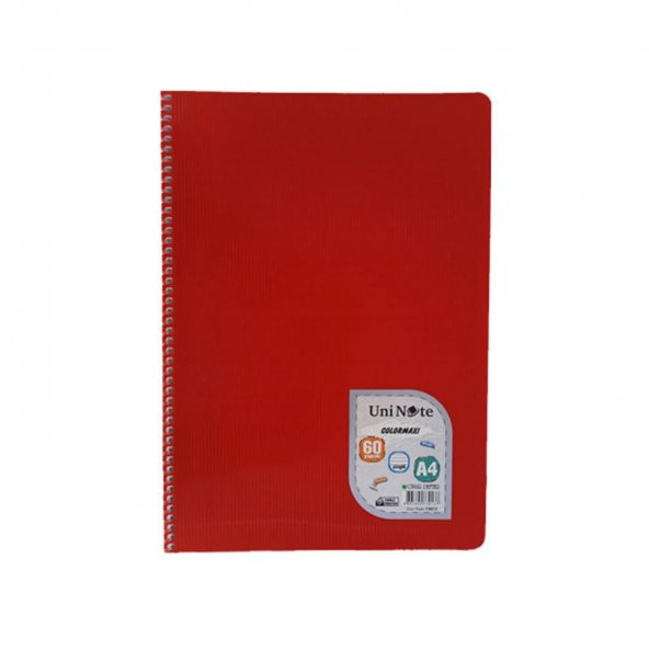Çınar A4 Colormaxi Spiralli Defter Plastik Kapak Çizgili 60 Yaprak 1 Adet - 5
