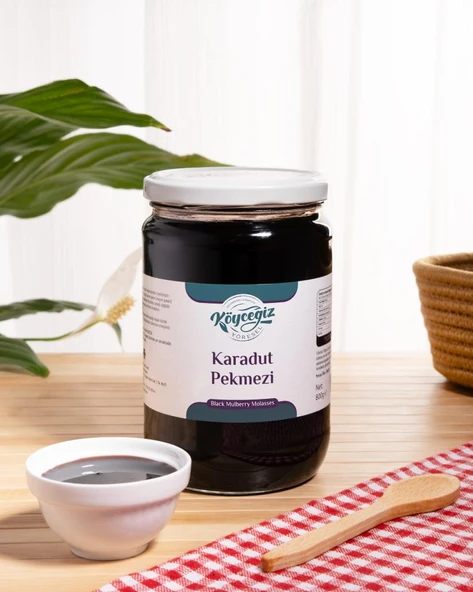 Kb Köyceğiz Yöresel Karadut Pekmezi 800 G Cam Kavanoz - Resim 2