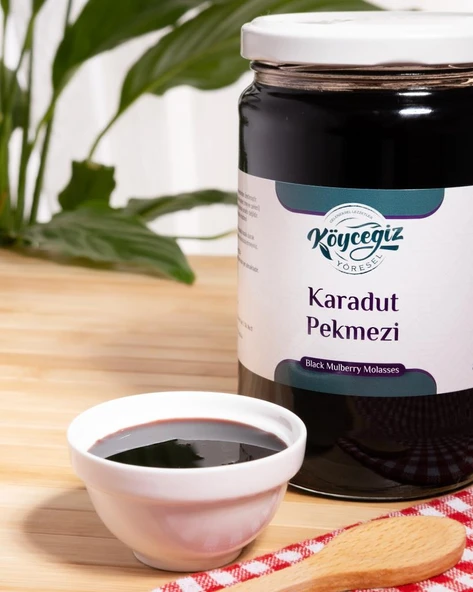 Kb Köyceğiz Yöresel Karadut Pekmezi 800 G Cam Kavanoz - Resim 3