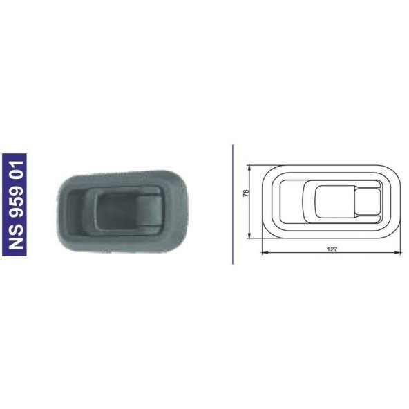 Kapı İç Kolu Sol Bmc.L3.0-Fatıh 8M54577
