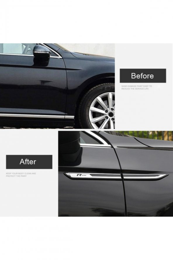 R Line Çamurluk Logosu 4prç Passat Golf Jetta - 4