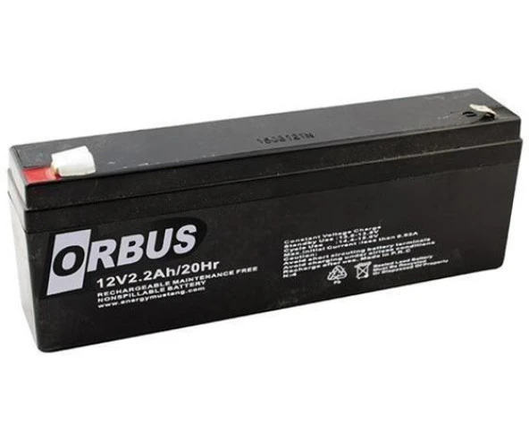 ORBUS 12 V 2.2 Ah 178*34*60 mm KURU AKÜ 6 Ay Garantili