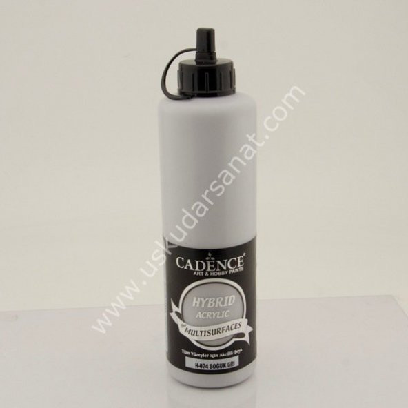 Cadence Hybrid Multisurfaces Akrilik Boya 500ml H-074 SOĞUK GRİ ürün görseli 1