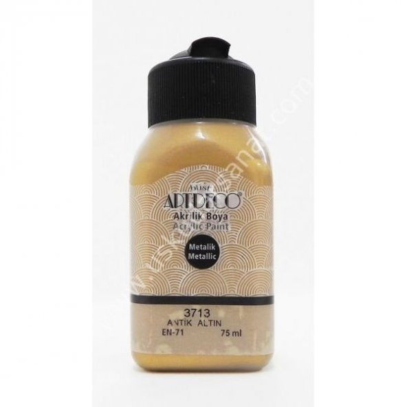 Artdeco Metalik Akrilik Boya 75 ml 3713 ANTİK ALTIN