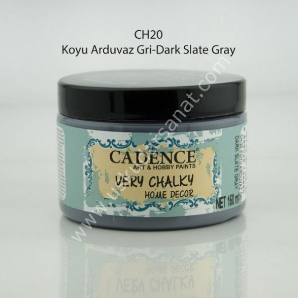 Cadence Very Chalky Home Decor CH20-KOYU ARDUVAZ GRi 150ml ürün görseli 1