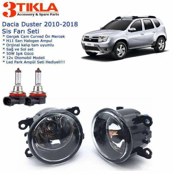 Dacia Duster Sis Farı Set Oem: 8200074008