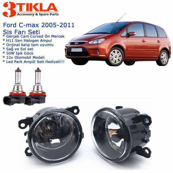 C-Max 2005-2011 Sis Farı Set  Oem:  8200074008