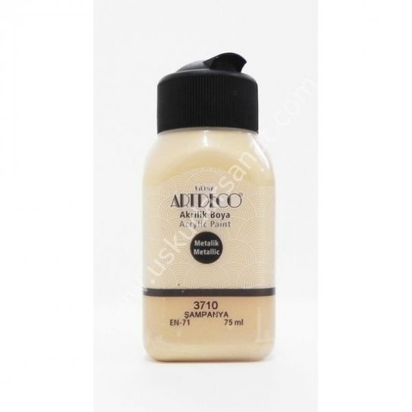 Artdeco Metalik Akrilik Boya 75 ml 3710 ŞAMPANYA ürün görseli 1