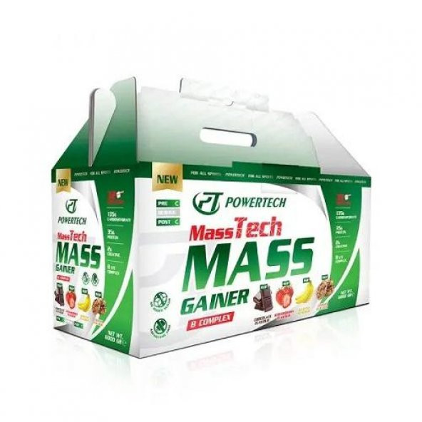 Powertech Masstech Mass Gainer 6000 Gr Mix