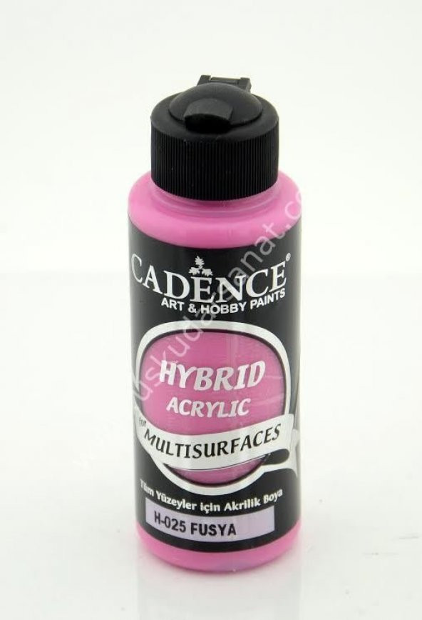 Cadence Hybrid Multisurfaces Akrilik Boya 120ml  H-025 FUŞYA