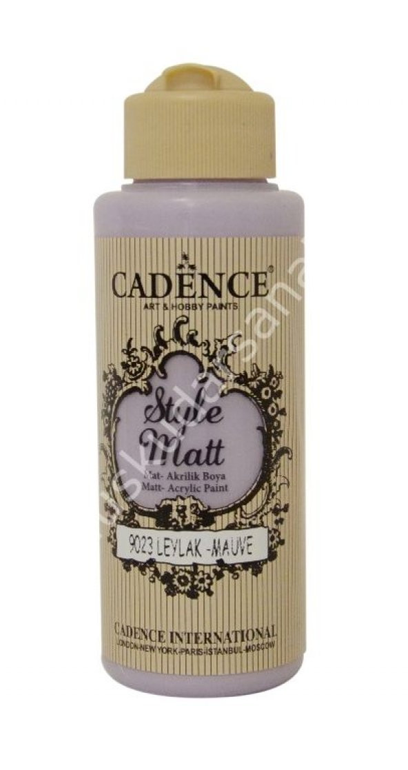 Cadence Style Matt Akrilik Boya 120ml 9023 Leylak Mauve ürün görseli 1