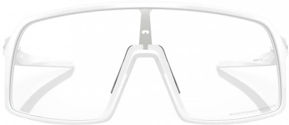 Oakley Sutro Bisiklet Güneş Gözlüğü Matte White Clear Photochromic - Resim 2