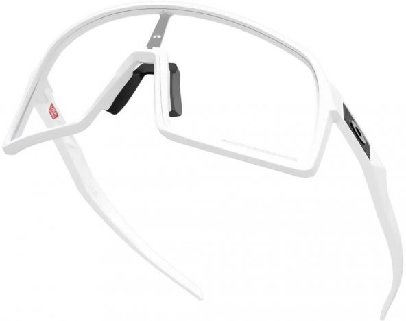 Oakley Sutro Bisiklet Güneş Gözlüğü Matte White Clear Photochromic - Resim 4