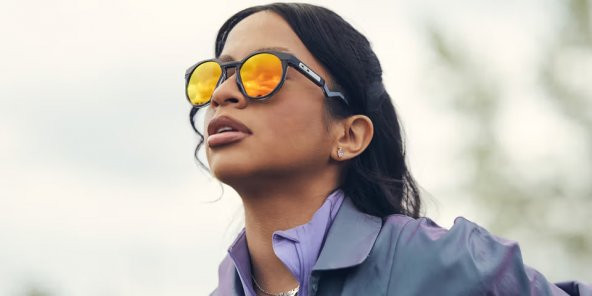 Oakley HSTN Kylian Mbappé İmzalı Güneş Gözlüğü Dark Amber/Light Curry Prizm Tungsten - 10