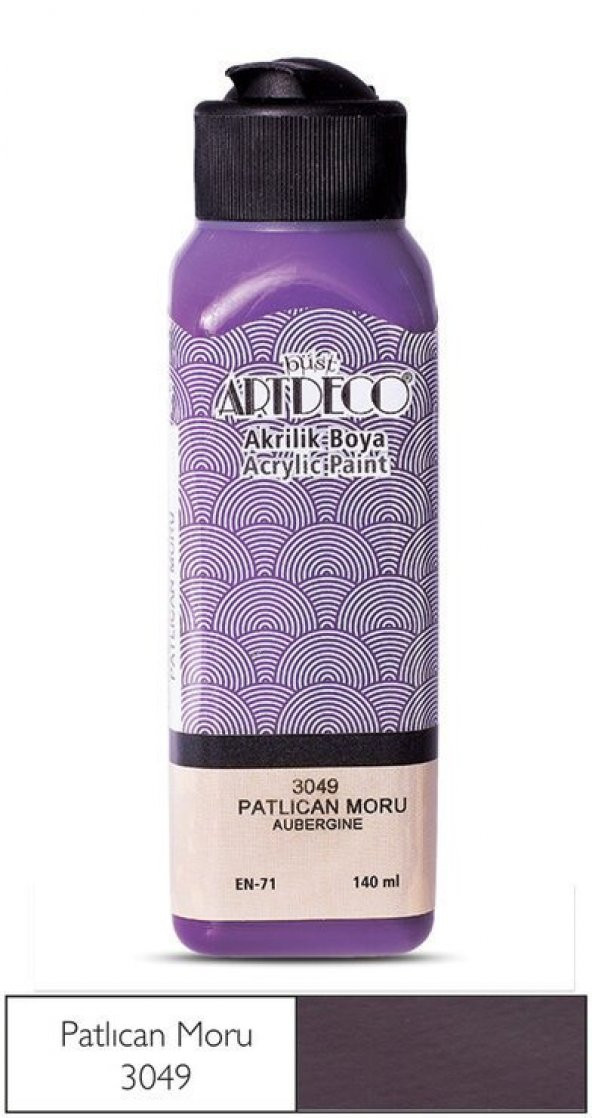 Artdeco Yeni Formül Akrilik Boya 140 ml 3049 Patlıcan Moru ürün görseli 1