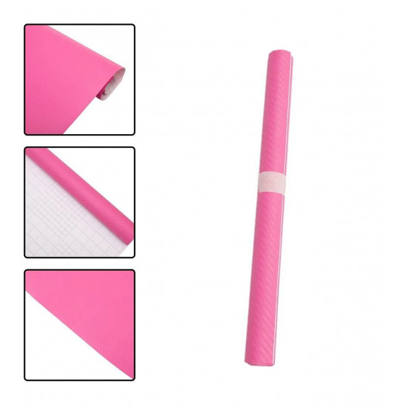 Pembe Karbon Kaplama Folyosu 127 cm x 100 cm - Resim 3