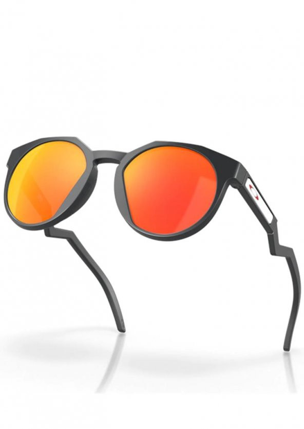 Oakley HSTN Güneş Gözlüğü Matte Carbon Prizm Ruby - 8
