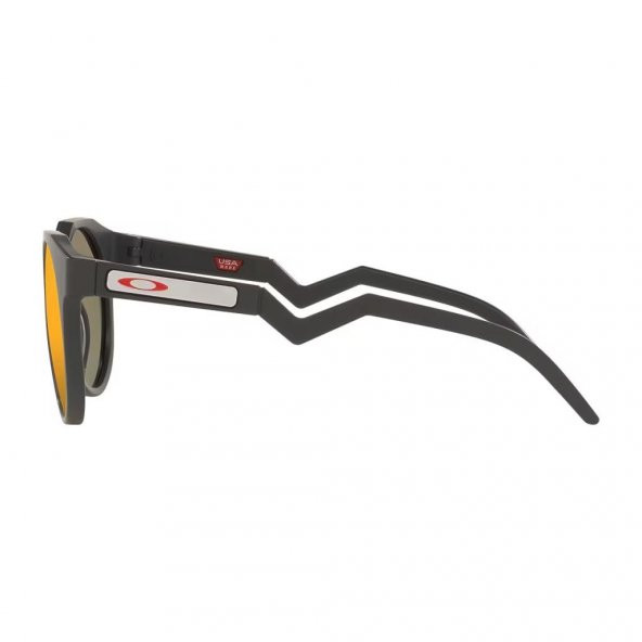 Oakley HSTN Güneş Gözlüğü Matte Carbon Prizm Ruby - 10