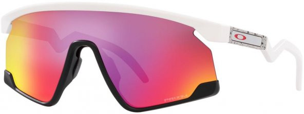 Oakley BXTR Güneş Gözlüğü Matte White Prizm Road - Resim 4