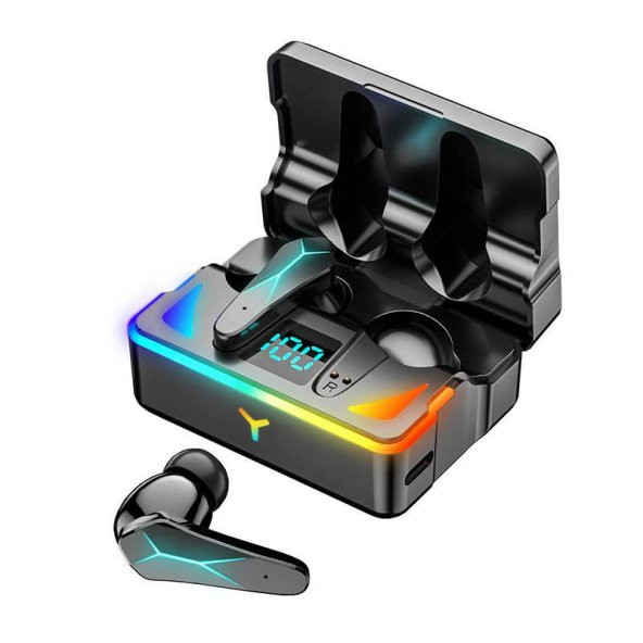 Sprange GM8 E-spor Oyun Çipli Dijital LED Ekranlı RGB Işıklı Range Bass Oyuncu Bluetooth Kulaklık - 2