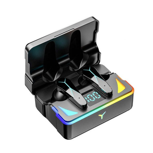 Sprange GM8 E-spor Oyun Çipli Dijital LED Ekranlı RGB Işıklı Range Bass Oyuncu Bluetooth Kulaklık - 4
