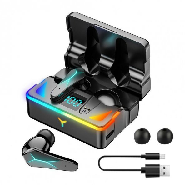 Sprange GM8 E-spor Oyun Çipli Dijital LED Ekranlı RGB Işıklı Range Bass Oyuncu Bluetooth Kulaklık - 7