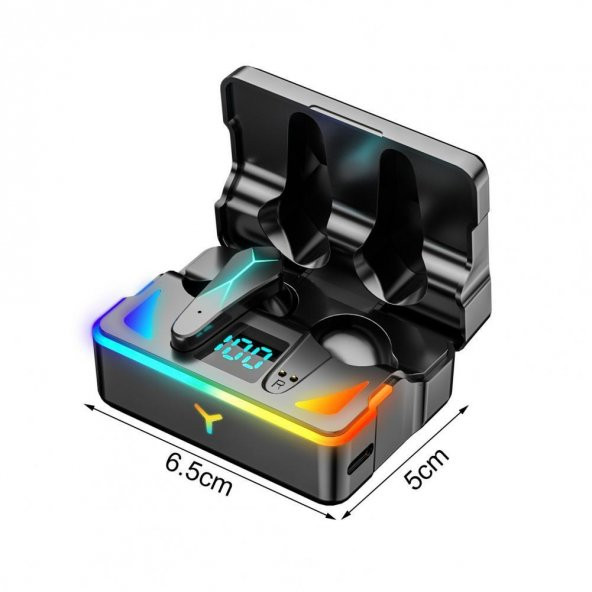 Sprange GM8 E-spor Oyun Çipli Dijital LED Ekranlı RGB Işıklı Range Bass Oyuncu Bluetooth Kulaklık - 8
