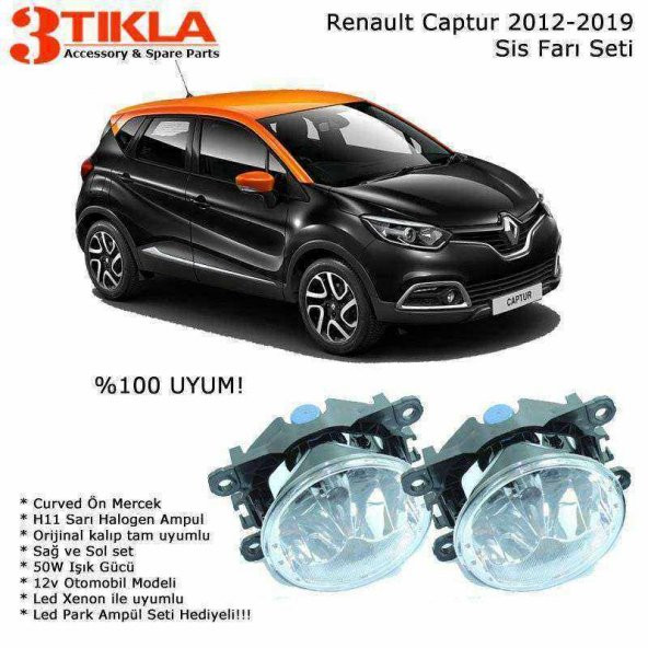 Renault Captur 2012-2019 Sis Farı Seti Oem:261500097R
