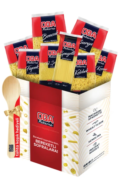 Oba Karışık Makarna Paketi 500 Gr x 8 Adet