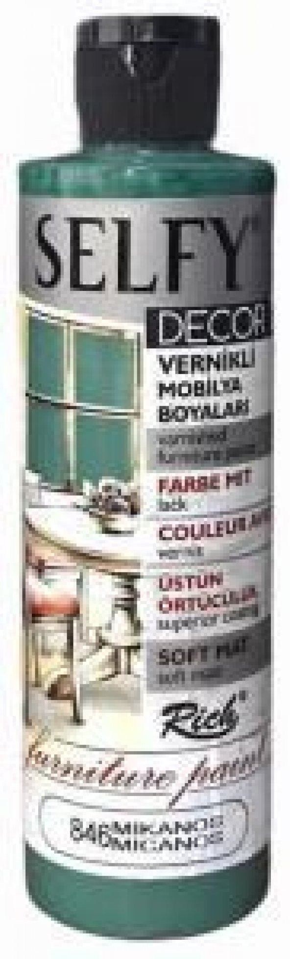 Rich Selfy Decor Vernikli Boya 240cc Mikanos 846 ürün görseli 1