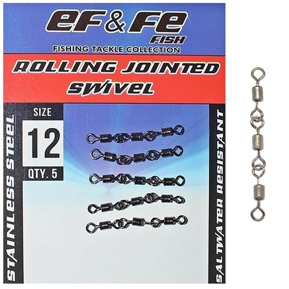 EFFE Rolling Jointed Swivel Uzun Zincir Fırdöndü