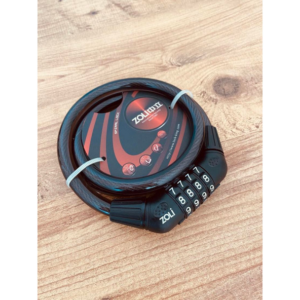 Şifreli Bisiklet Kilidi 12x1000 Mm