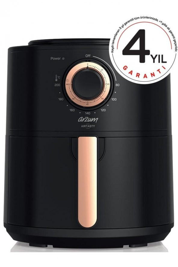 Arzum AR2062-B Airtasty Air FryerSıcak Hava Fritözü Bakır