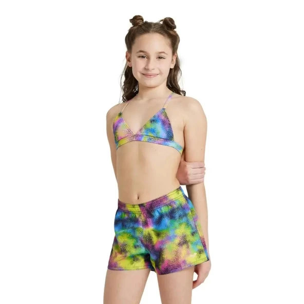 Arena Beach Short Allover Kids' Swimsuit Kız Çocuk Yüzücü Şortu 005241200 - 4